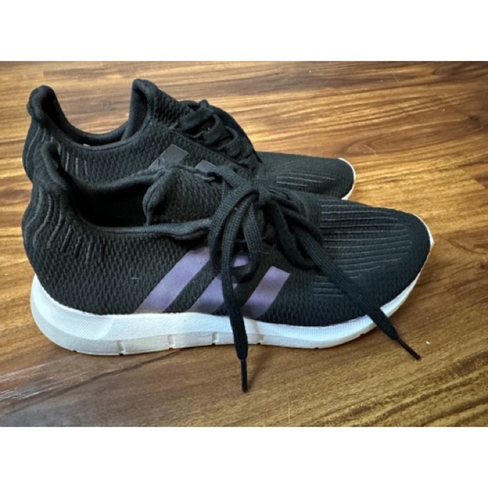 adidas originals Swift Run J 'Black White' CG6909 Size 6